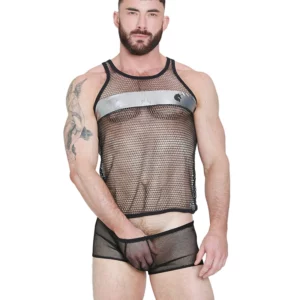 Greek Fishnet Unicorn Tank Top