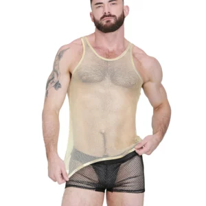 Greek God Micro-Mesh Tank Top