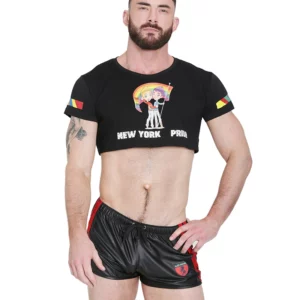 New York City Pride Couples Graphic Crop Top