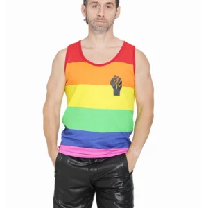 Old Glory Pride Raised Fist Tank Top
