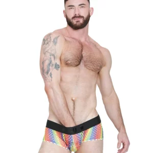 Rainbow Fishnet Pride Boxer