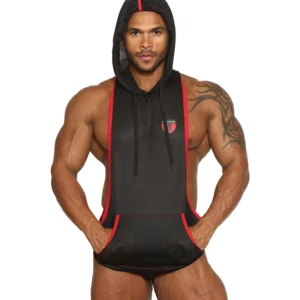 Triple Threat Power-net Racer Back Hoodie